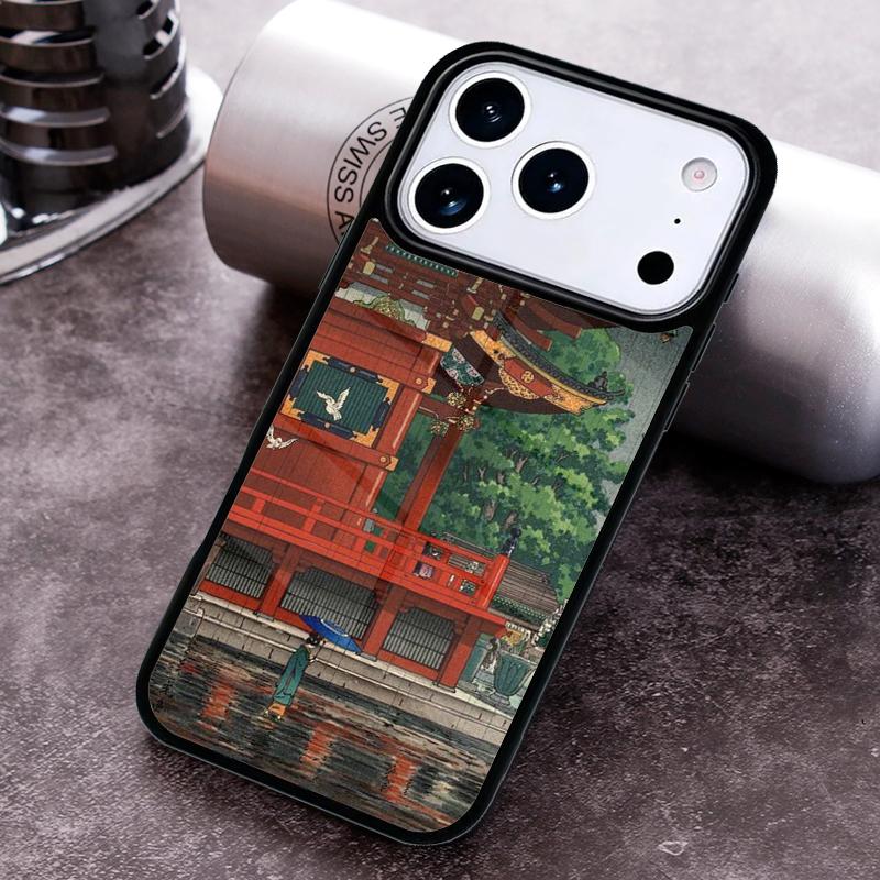 Japanese Ukiyo-e Art Phone Case for iPhone 17 16 15 Pro Max Air 14 13 12 11 Plus Shockproof Cover