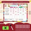 Magnetic Kids' Growth and Habits Tracker with Reward Stars
