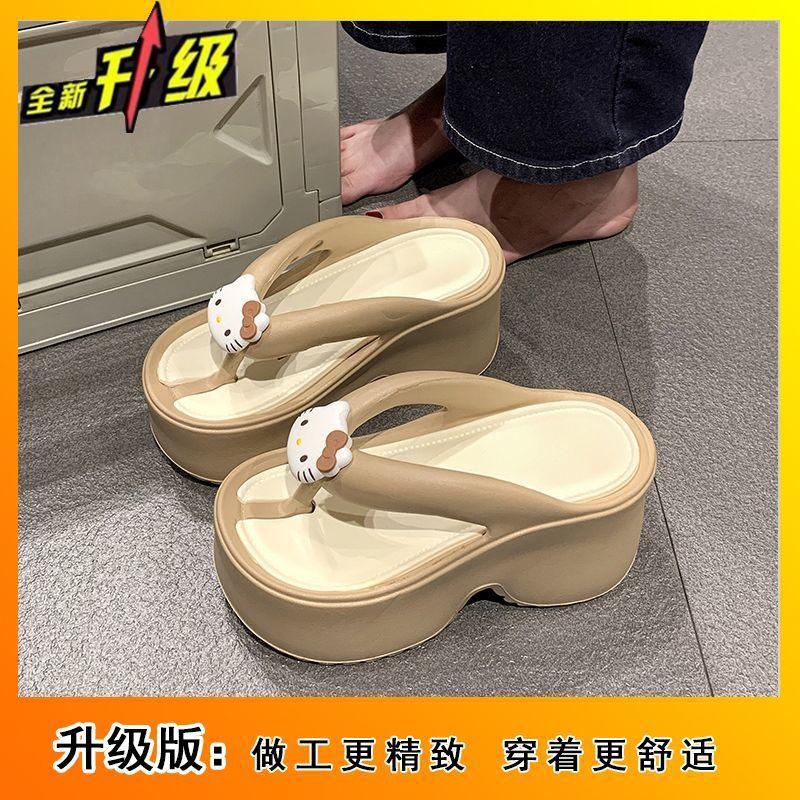 

Модные и высококачественные пляжные шлепанцы 2025 лето новая коллекция универсальные толстая подошва шлепанцы интернет-знаменитости 41