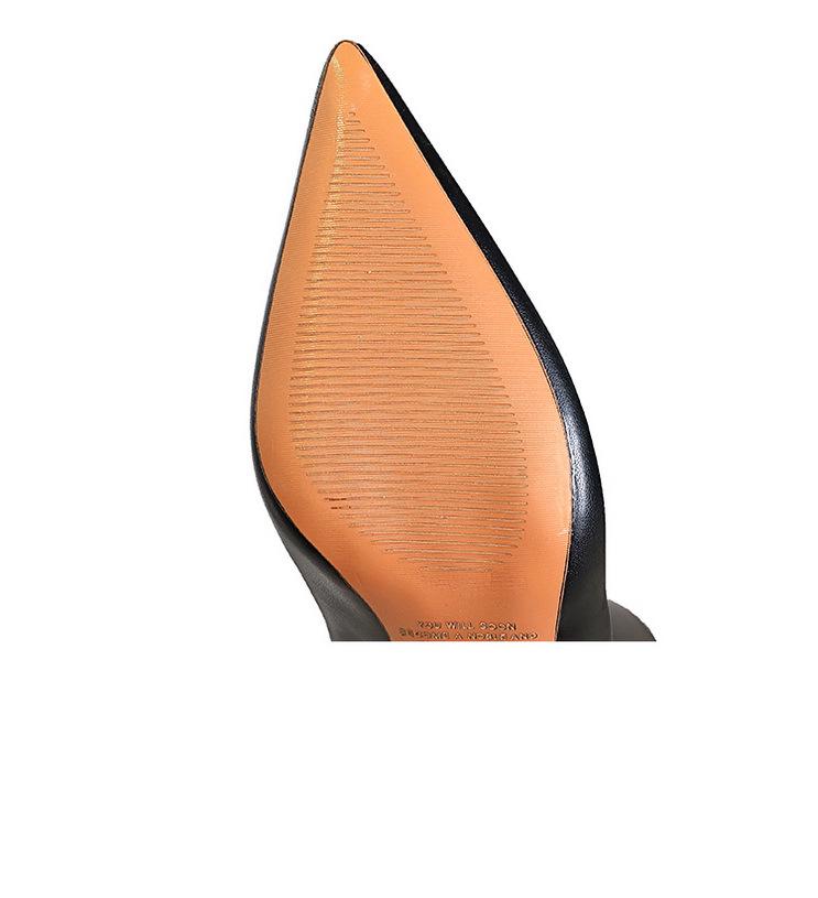 Europejskie i amerykańskie modne, wąskie, szpilkowe, wysokie, sięgające za kolano buty ze spiczastym noskiem