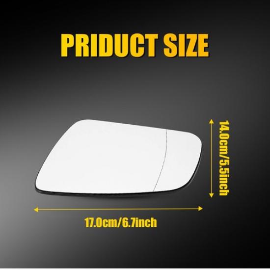 Left Driver Side Heated Mirror Glass RearView Fit Mercedes C Class 2008-2011 US