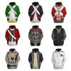 Historische Armeeuniformen 3D-Muster Hoodie Cosplay Sweatshirt für Männer und Frauen
