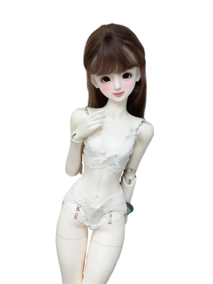 

HAMRETHYPPZ BJD Кукла на шарнирах Платье Куклы Костюм Куклы Горничная Одежда Кукла на шарнирах Наряд Белый Сексуальный Сексуальный Купальник и Тело Не Белый 1/4 1/6 белый