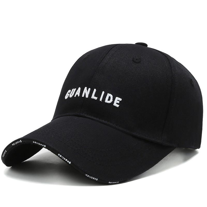 Letter Guanlide Embroidery Baseball Cap Outdoor Adjustable Sun Protection Hat