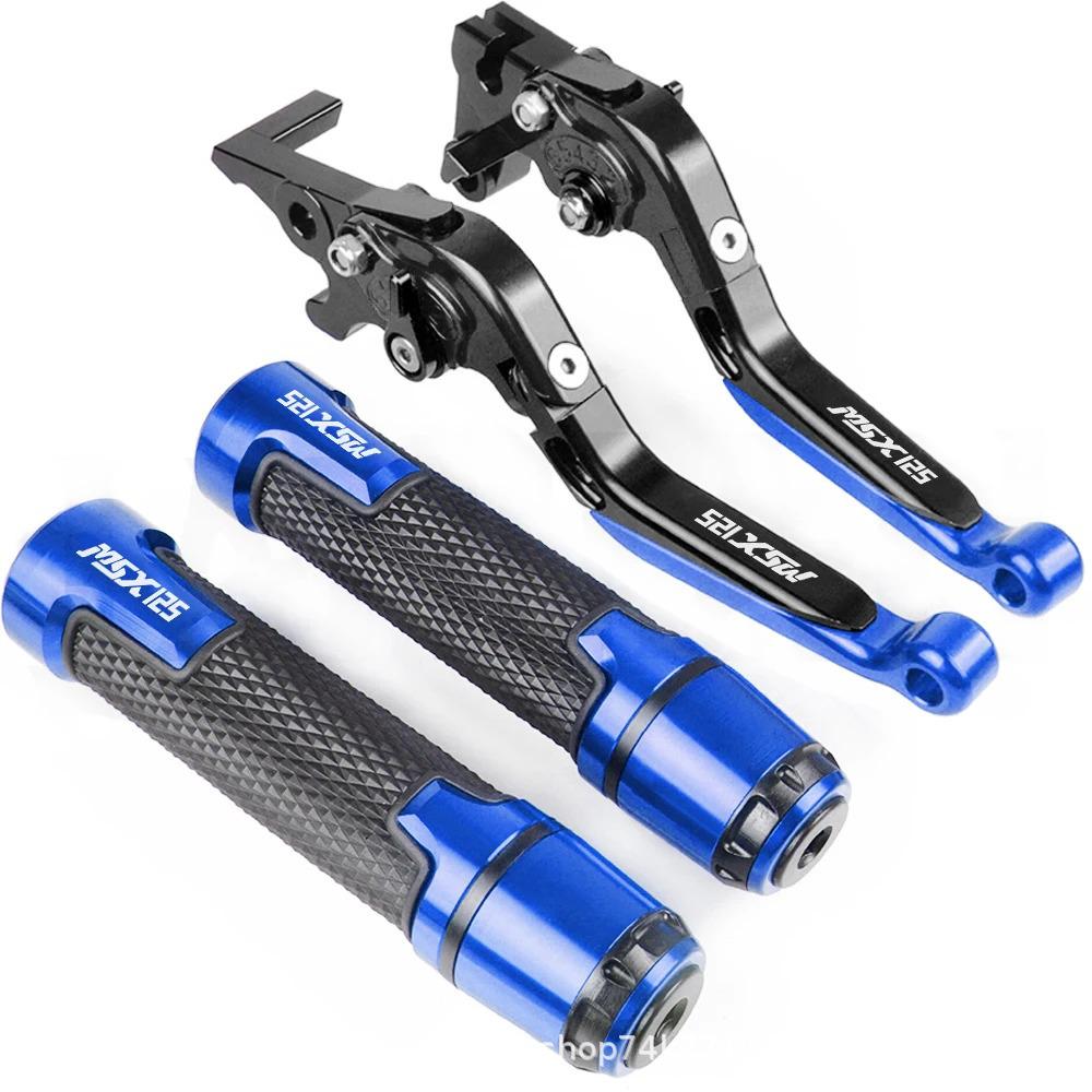 CNC Brake Clutch Levers & Handlebar Grips for MSX125 GROM Motorcycle