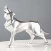 Hars Abstract Wolfbeeld Geometrische Dierenfiguren Wolfbeeldhouwwerk Ambachten Thuiskantoor Plank Bureau Decoratie Ornamenten