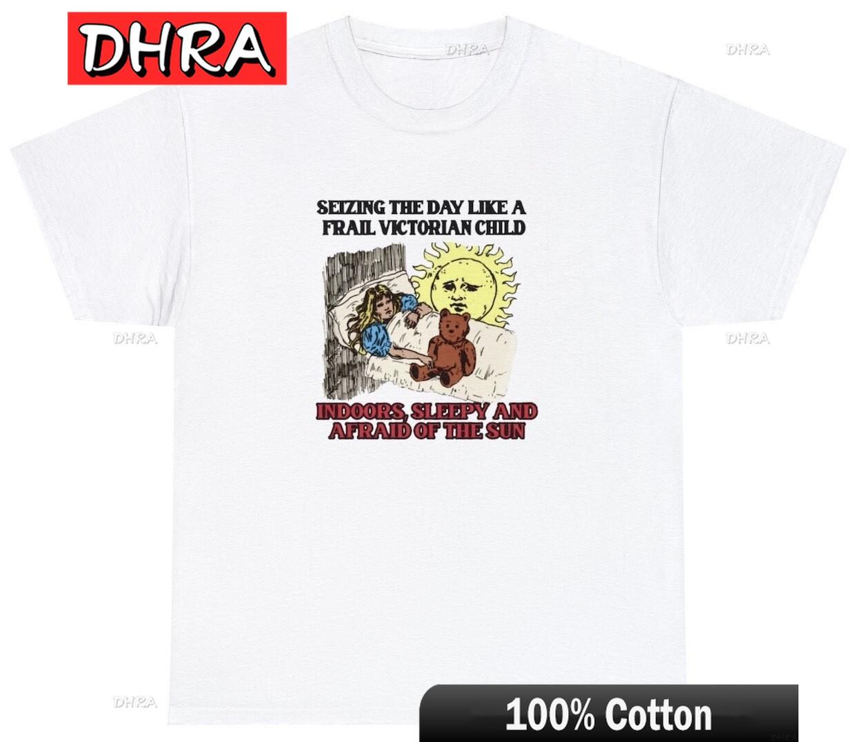 Frail Victorian Child TShirt Funny Unhinged Ridiculous Chaotic Shirt Summer Tee Tops Classic Retro Trendy Tops Guys TShirt S