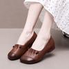 Shallow Mouth Single Shoes Retro Women's Shoes Women's Flat Bottom Casual Comfortable Women's Single Shoes Work Shoes