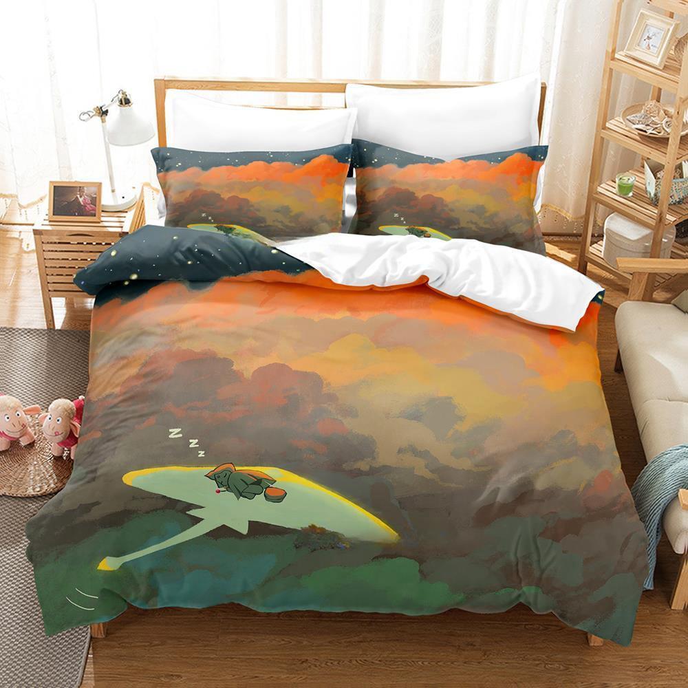 Spill Sky Children of the Light Sengetøy Tegneserie Anime tredelt sett Voksen Barn Soverom Dynetrekksett 3D-trykk Kawaii senger