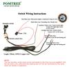 108W Built-in Car Seat Heater Kit Fit 2 Seats,12V 4Pcs Universal Alloy Wire Heating Pads with 3 Levels Control Switch System