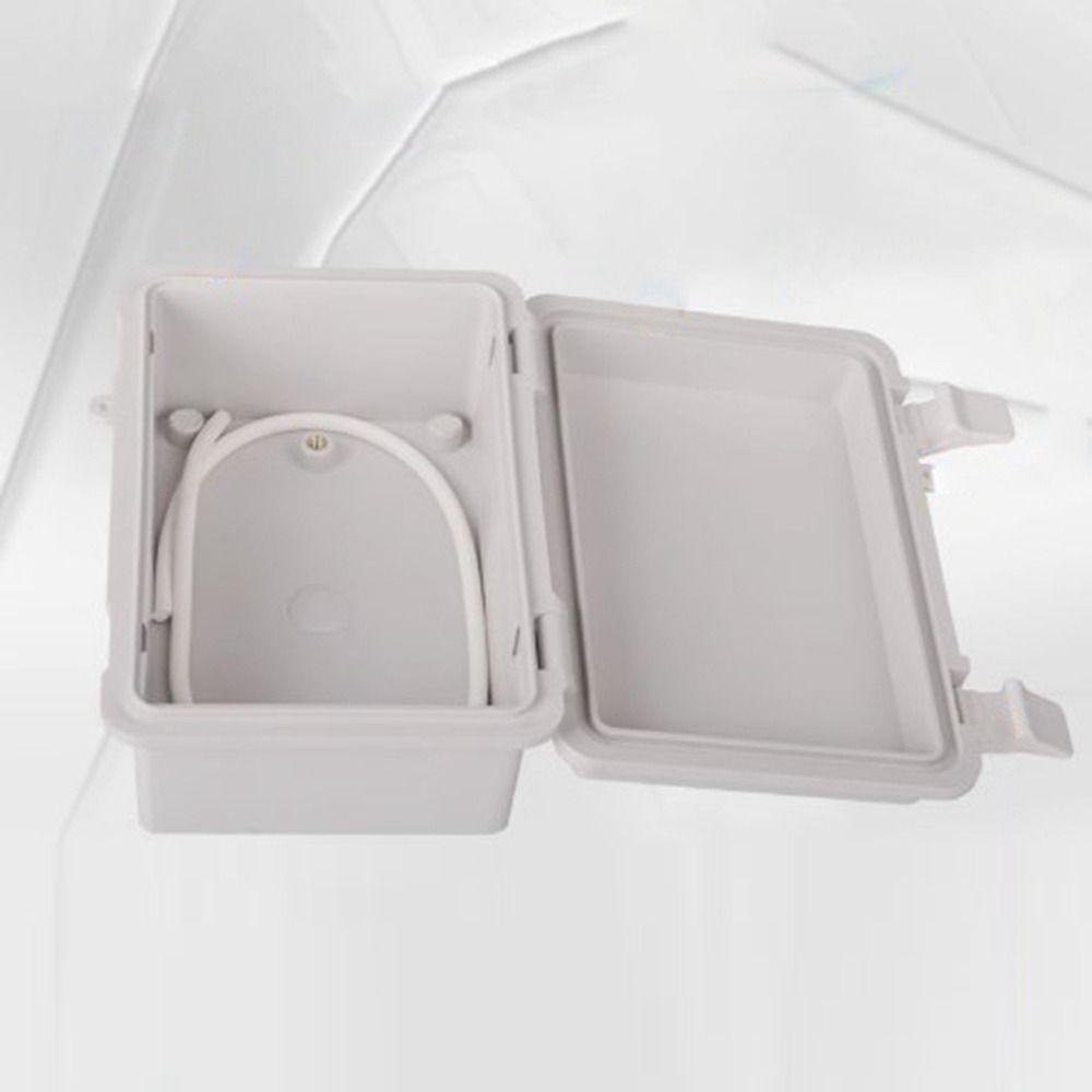 IP67 Electrical Junction Box Enclosure With Hasp Waterproof Outdoor Sealed Switch Power Case Plastic White Distribution Boxes