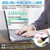 Cavi LAN per PMI Giapponesi CAT7 Conforme 10Gbps 600MHz Cavo LAN Categoria 7 Tipo Rotondo Tipo Piatto Cavo di Rete Connettore Placcato Oro Alta Velocità ec7f 1