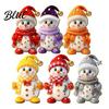 Christmas Tree Hanging Accessories Snowman Wooden Ornaments  2D Flat Vintage Xmas Festive Tags Decoration  Cute Winter Ornament for Tree  Holiday