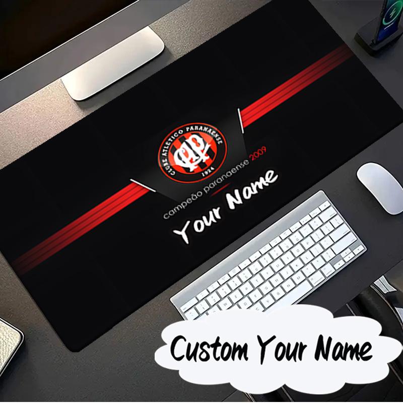 Custom Name Mouse Pad Atletico Paranaense Crest Mouse Pad, Gaming Mouse Pad, Keyboard Pad, Desk Decor for Computer Notebook Fan Birthday Gift