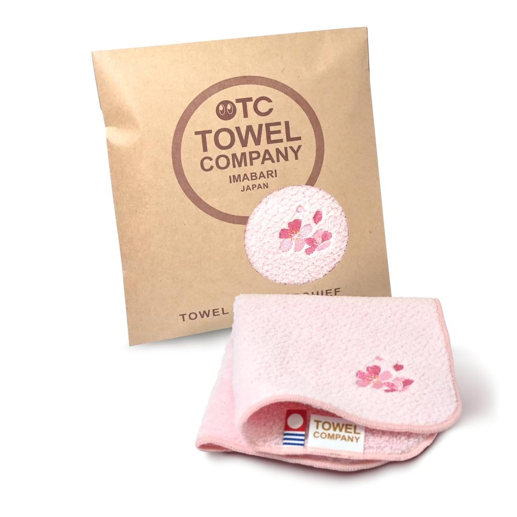 TOWEL COMPANY Imabari Havlu Mendil [13 Çeşit] 22x22cm Hediye Nakışlı Çiçekli Botanik Bahçesi