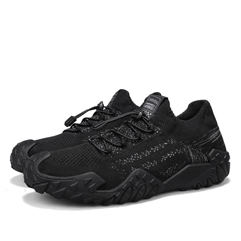 

Fashion Men s and Women s Sports Shoes with Soft Soles Are Lightweight Shock-absorbing Breathable Casual Thick Soled and Barefoot 2025 39 чёрный