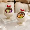 Round Fruit Tray with Lid Food Container New Snack Box  Home