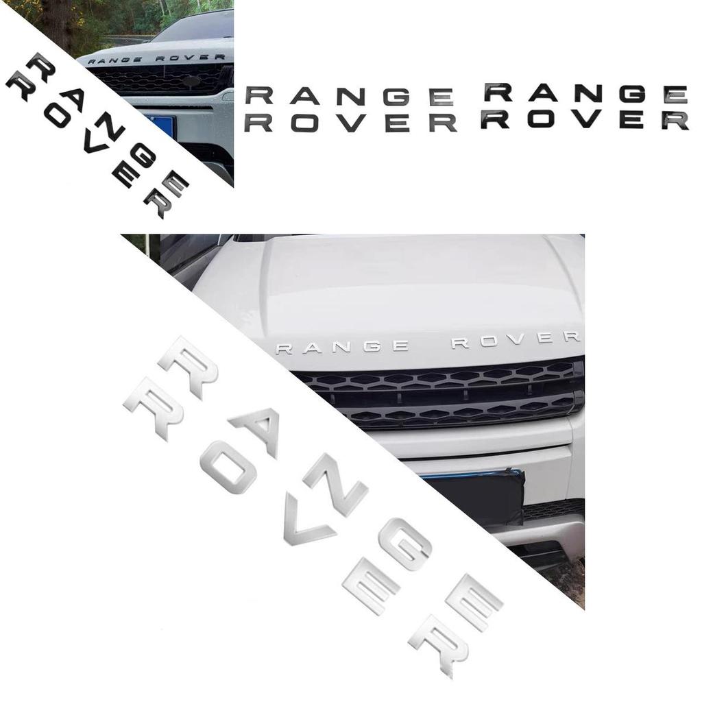 Emblema Veicolo Range Rover Con Superficie a Specchio Per Decorazione Esterna Auto