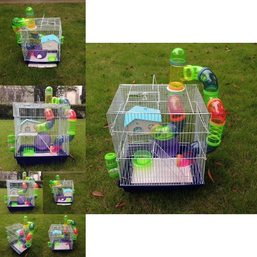 Bird Cage For Small Birds With Metal Construction And Luxurious Villa Design For Home Use