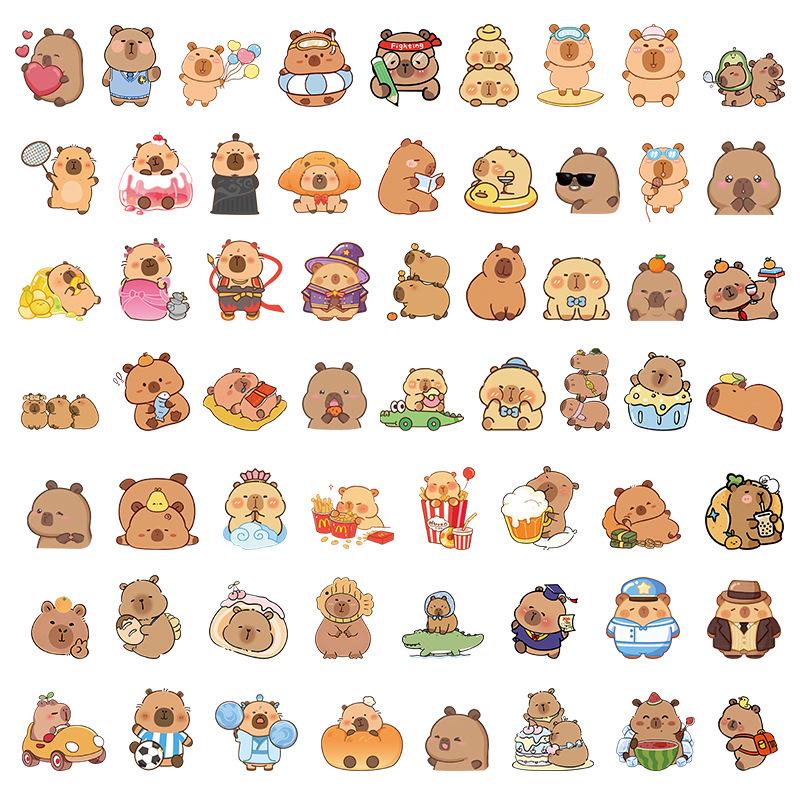 50 Cartoon Stickers: INS Style Cute Diary & Journal Decorations for Kids