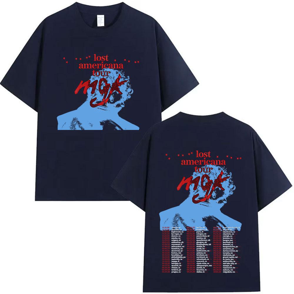 Limited Rap Machine Gun Kelly Tour New Album TShirt Mans Clothing MGK Lost Hip Hop Gothic Short Sleeve T Shirt Streetwear