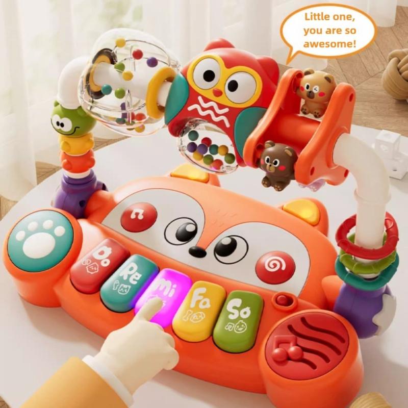 Electronic Keyboard Multifunctional Baby Mini Piano With Lights Music Toddlers Musical Instruments Educational Toys Kids Gifts