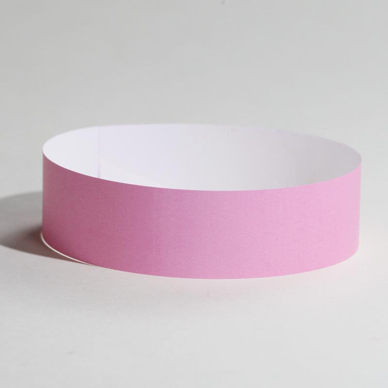 100pcs Party Paper Bracelet Synthetic Paper Plastic Wristbands Sticky Wristband Print VIP Pattern Paper Card Party Wristbands