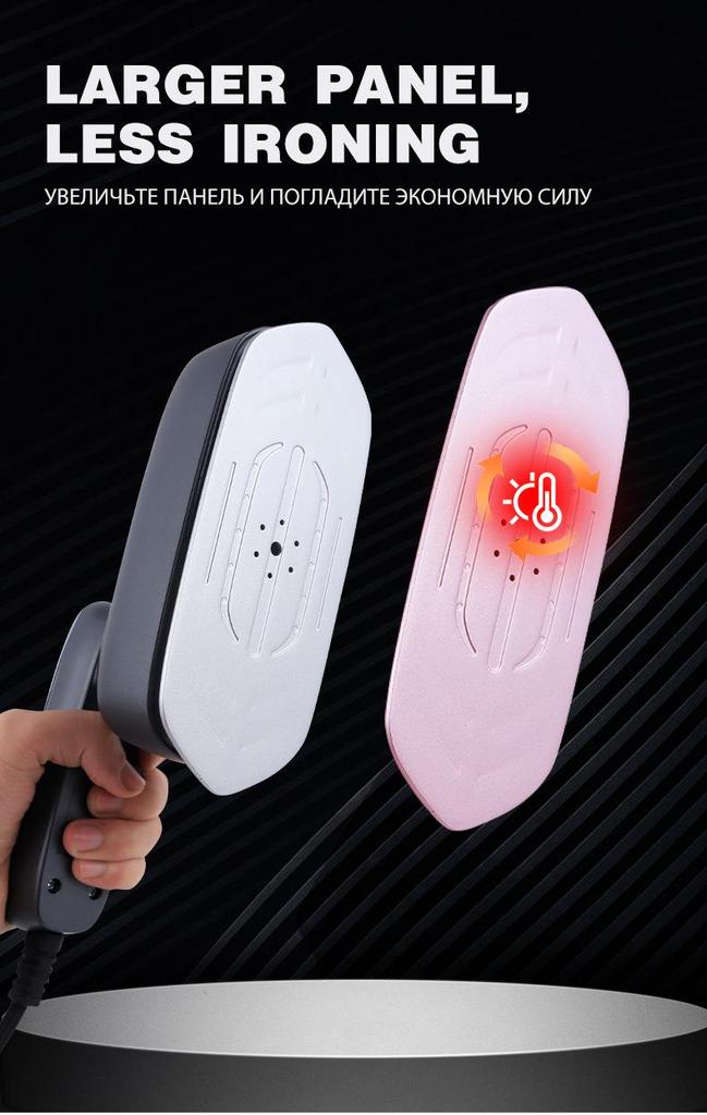 Portable Multi-Language Handheld Garment Steamer with New Color Screen - High Power Electric Iron