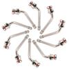 10PCS 60 Degree Bend Valve Stem Extension Adaptor Tubeless Design Tire Valve Stems  Buses