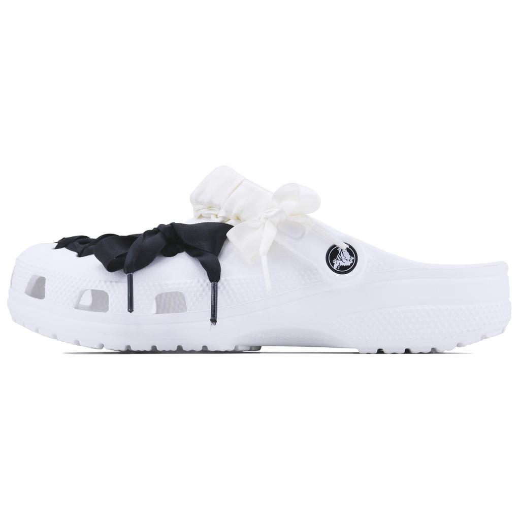Crocs Classic clog black and white SDS EVA simple, casual and comfortable versatile classic hole shoes for men and women white