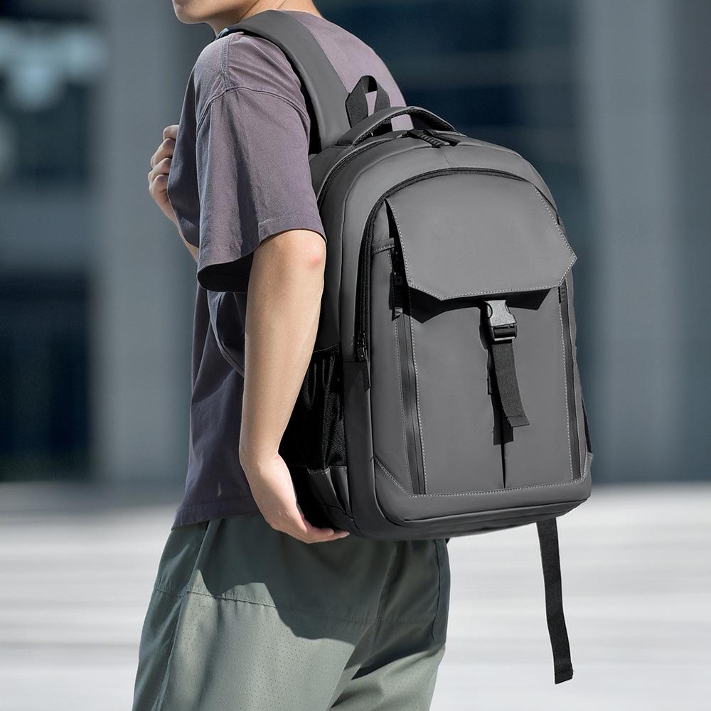 Schoolbag1011 Men's Backpack Simple Casual Business Commuter Wholesale Large Capacity Premium Travel Backpack