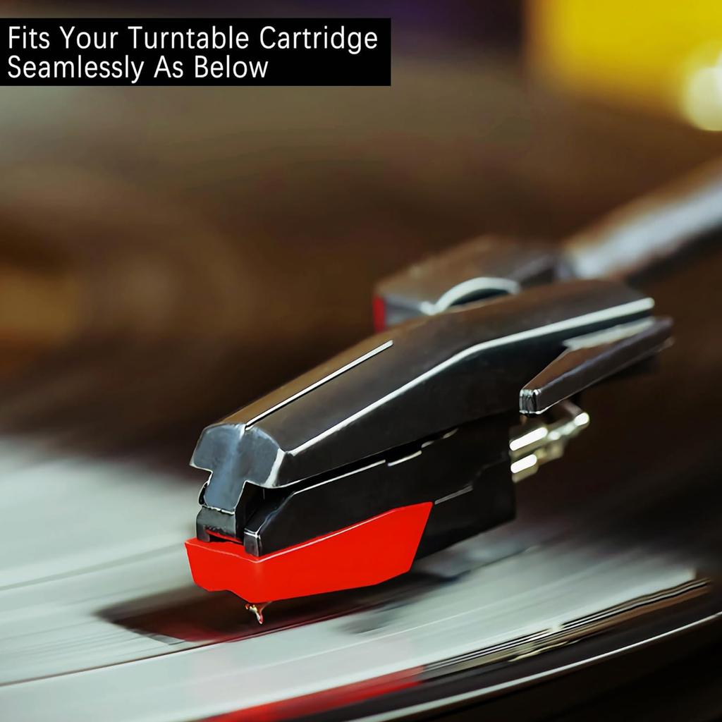 Record Player Belts Rubber Turntable Belts Essential Diamond Styluses Needle Record Player Needle for Record Players