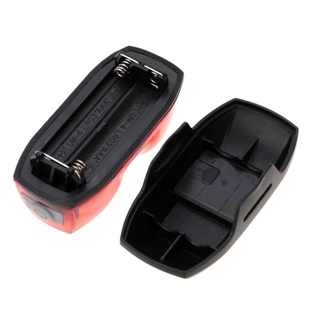 Bicycles Cycling Tail Ligh Bicycles Lights 2 LED Bike Rear Lights 3 Modes Red Bright Safety Battery Bicycles Accessories