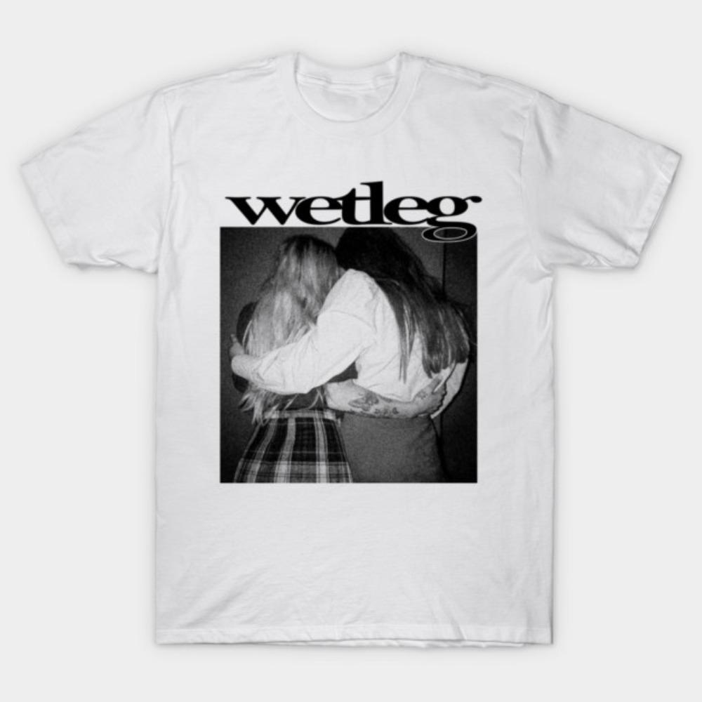 Wet Leg Music Festival High Quality Printed Cotton Tshirt Unisexs Clothing and Womens Clothing  Summer New T Shirt Fan Gifts