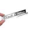 Aluminum Black & White Limited Edition Car Trunk Decal Sticker Badge Emblem For Motorcycle Decals Car Tuning Decoration