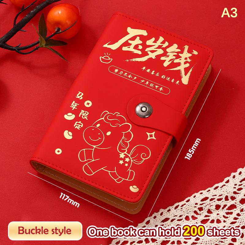 With Password Lock 100 Envelopes Money Saving Challenge Lucky Money Pu Savings Binder Reusable Portable Money Collection Book