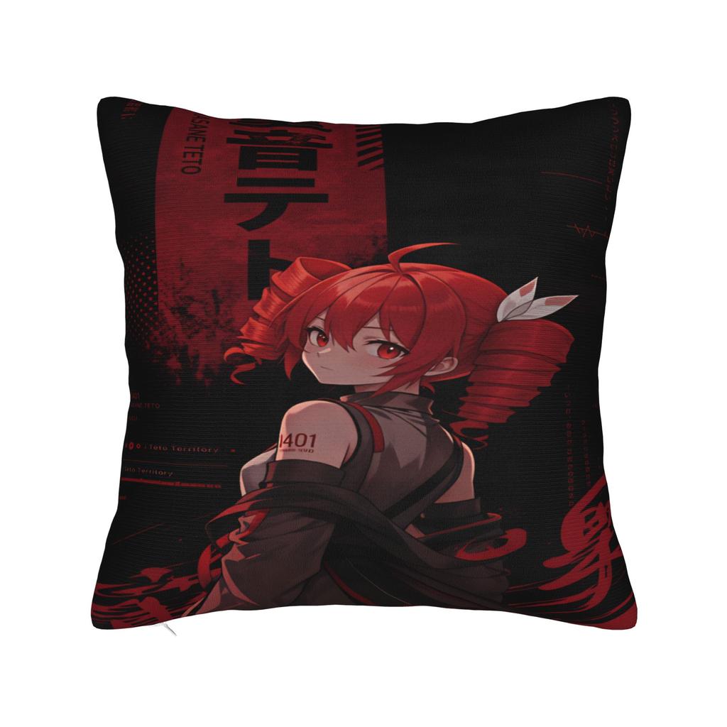 Teto Kasane Pillow Case  Soft Pillow Cover For Couch Sofa Bedroom Funny Pillowcases