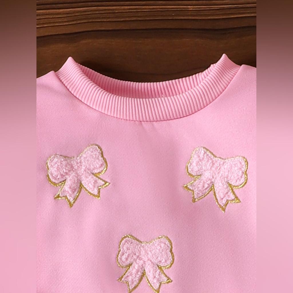 Kids Casual Long-Sleeve Set, Comfortable Daily Wear Outfits