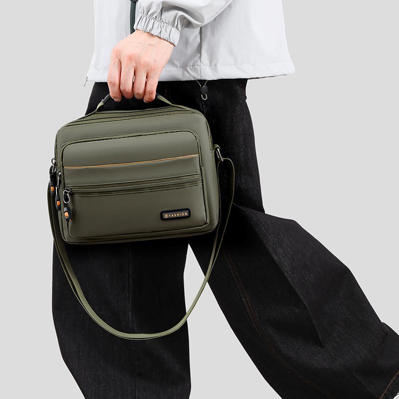 Mehrzweck-Oxford-Umhängetasche für Herren – Geräumige Crossbody-Schultertasche für Büro, Reisen und den täglichen Gebrauch