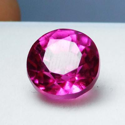 Natural Pink Ruby Loose Gemstone Round Cut 10.32 Ct for Jewelry Making and Gem Collections