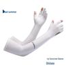 Unisex UV Protection Ice Silk Sleeves: Summer Two-Finger Gloves for Cycling, Fishing, and Takeout, Extended Thin Design