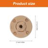 10pcs Alloy Snap Buttons Metal Press Studs For Diy Clothing Bags Hats Jeans Shoes Sew-On Invisible Round Craft Fasteners