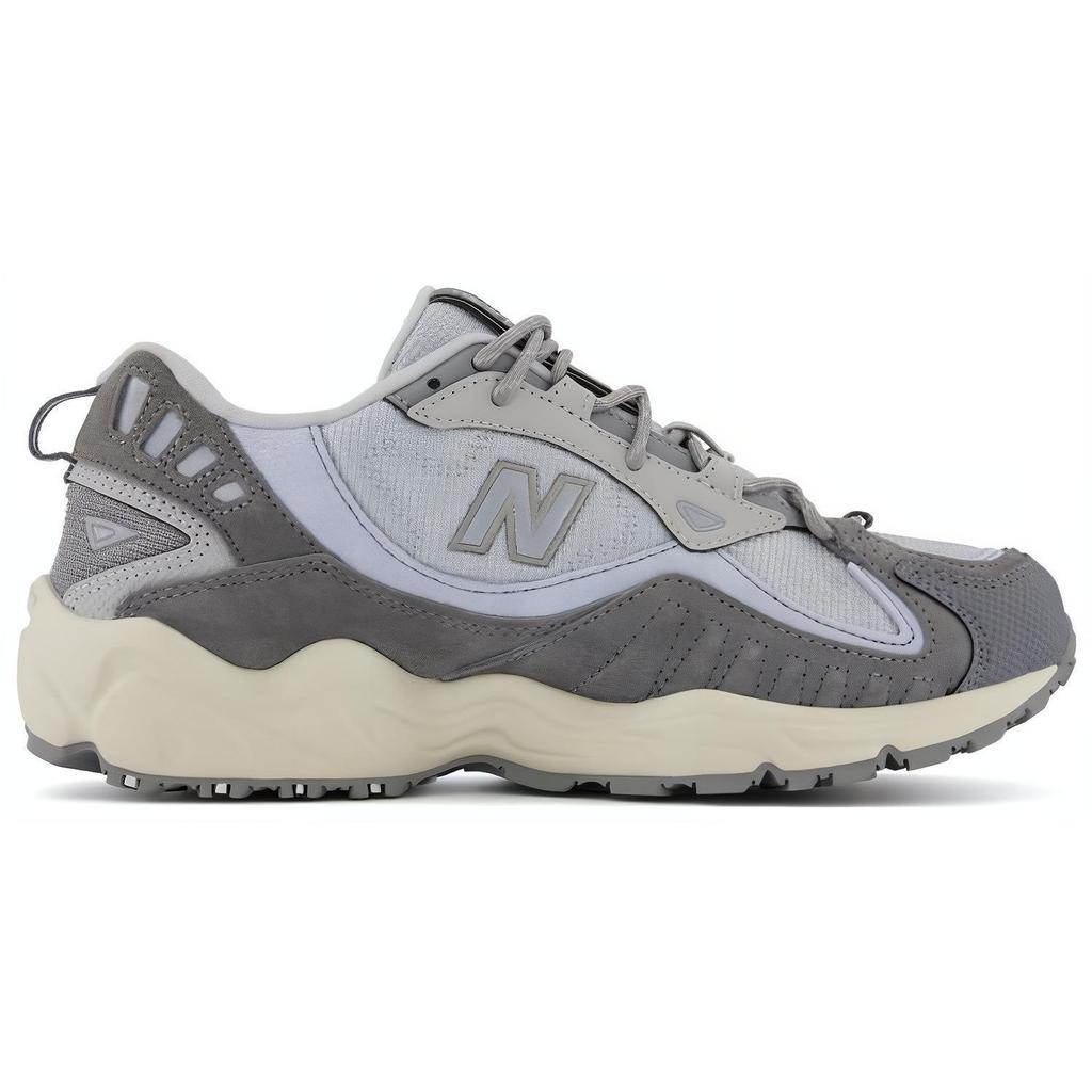 New Balance Nb 703 Fabric Synthetic Leather Pigskin Comfortable Versatile Wear-Resistant Breathable Low-Top Casual Shoes Women Sneaker Gray WL703GGB