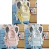 Girls School Backpack With Solid Color And Bow Embroidery Design For Middle School