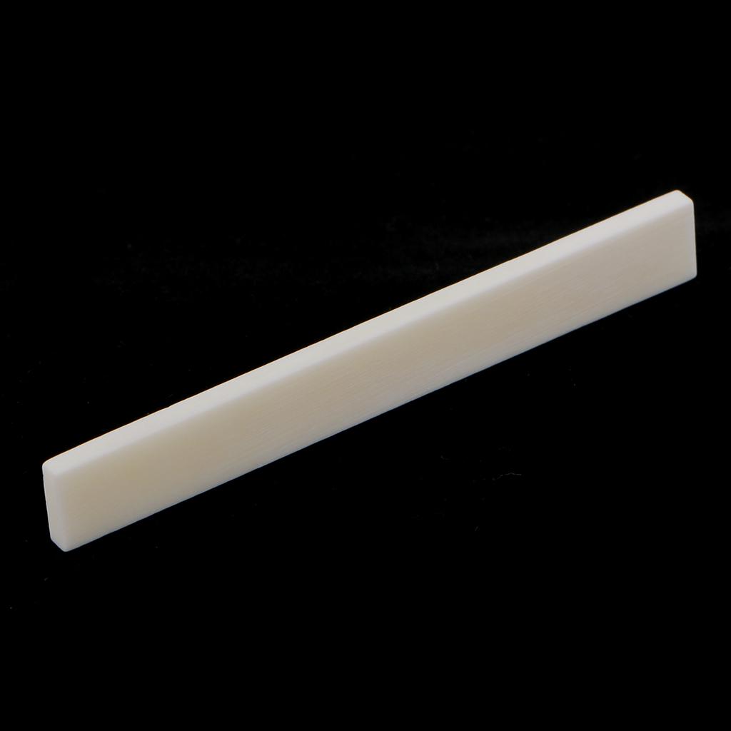 2x Șa de chitară Ivory Bottle Bone Nefinisat Netăiat Blank 80x3x10mm