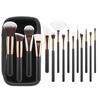 13/15 Makeup Brush Set Cangzhou Loose Powder Brush Foundation Eyeshadow Brush with Transparent Waterproof Brush Bag Beauty