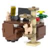 MOC City Bricks Počítačové stoly Nábytek Herní Kancelář Kompatibilní Figurky Stavebnice Kreativní Hračky Pro Děti Dospělé Dárek