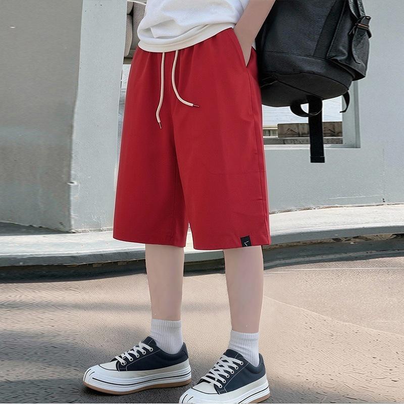 Boys' Summer Casual Korean-Style Shorts - Mid-Length Trendy Capri Pants