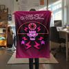 1PC Gorillaz Print Flannel Blanket, High quality Comfortable for All Seasons, Home Decor, Warmth and Comfort, Perfect for Christmas Gifts