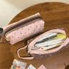 Print Wings Star Dots Pencil Case Nylon Pencil Pouch Sweet Cloth Stationery Bag Stationery Supplie